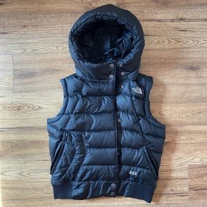 Down filled north face vest